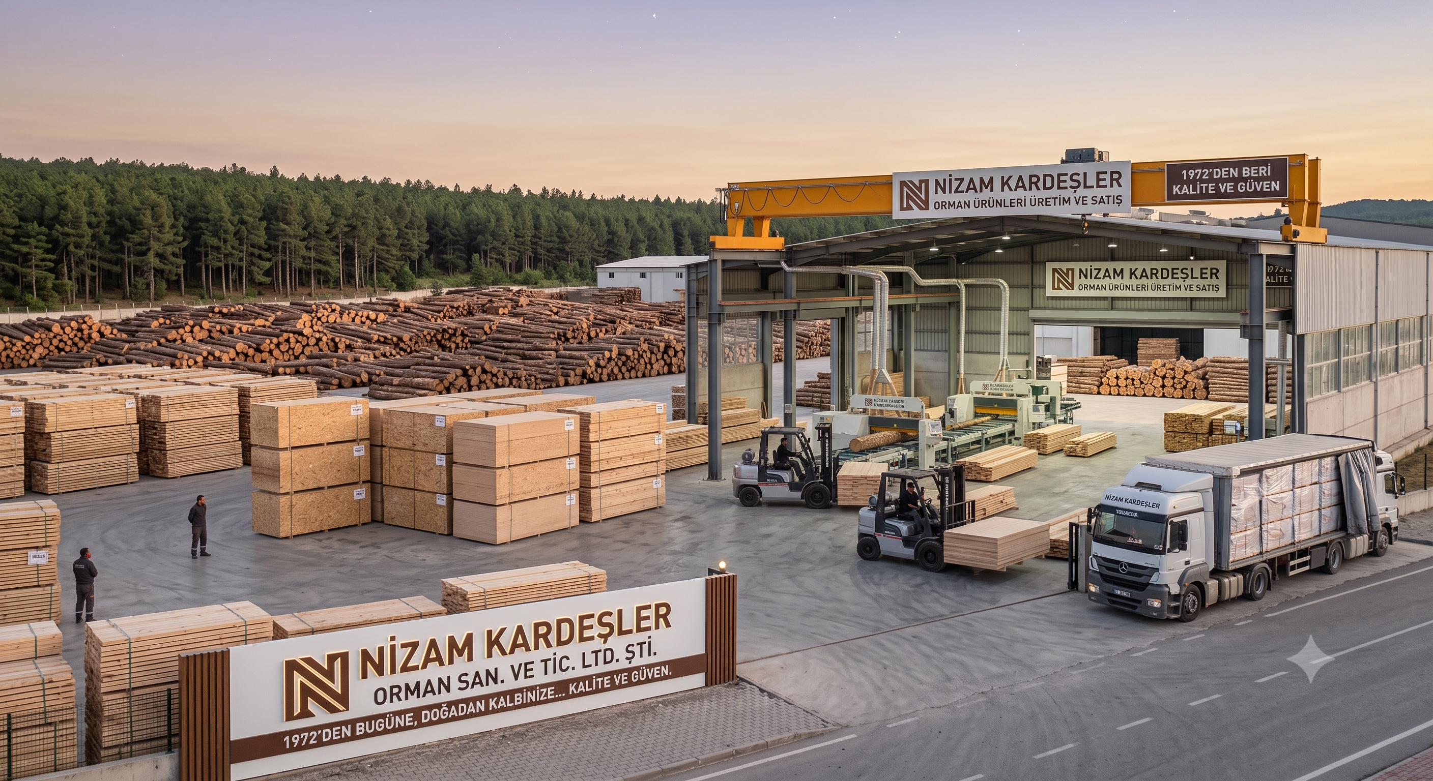 Nizam Kardeşler — Orman ürünleri üretim sahası