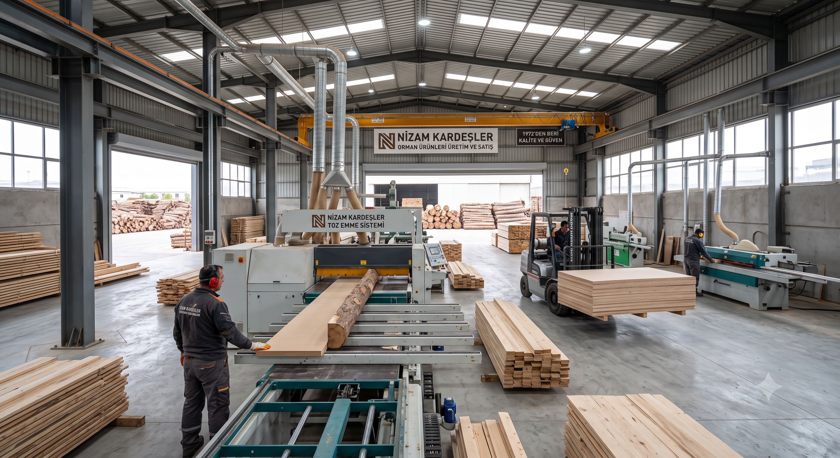 Bilecik Bozüyük Nizam Kardeşler orman ürünleri fabrikası