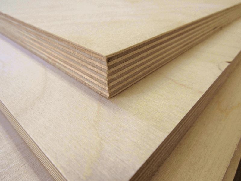 Plywood — Kontrplak katmanları